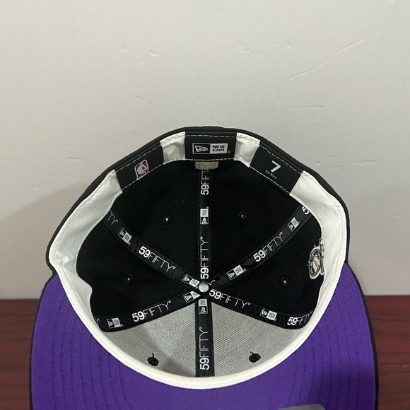 New Era, 59Fifty Fitted Hat, Los Angeles Lakers, 17x Champions, Black - Picture 7 of 10